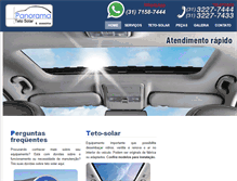 Tablet Screenshot of panoramatetosolar.com.br